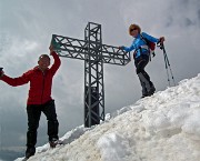 Campelli di Schilpario e Monte Camopioncino con neve il 2 aprile 2014